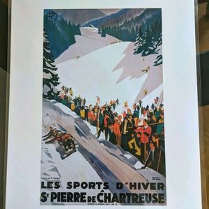 Roger Broders' "St. Pierre De Chartreuse" print.